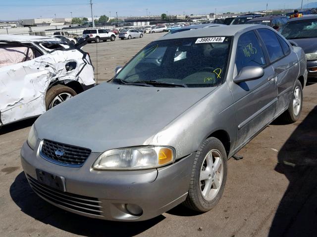 3N1CB51D52L590565 - 2002 NISSAN SENTRA XE SILVER photo 2