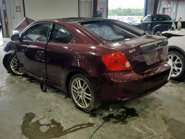 JTKDE167070197803 - 2007 TOYOTA SCION TC იასამნისფერი ფოტო 3