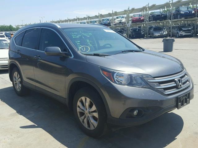 2HKRM4H78EH664349 - 2014 HONDA CR-V EXL CHARCOAL photo 1