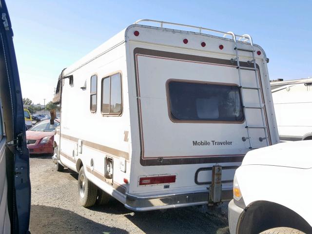 1FDKE30L7DHB80795 - 1984 MOBI MOTORHOME WHITE photo 3