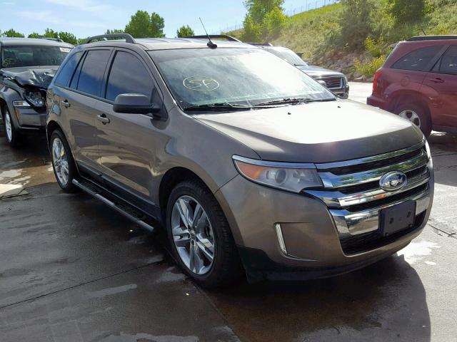 2FMDK3J94CBA19286 - 2012 FORD EDGE SEL BROWN photo 1