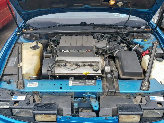 1G3WT34X8PD372859 - 1993 OLDSMOBILE CUTLASS SU TURQUOISE photo 7