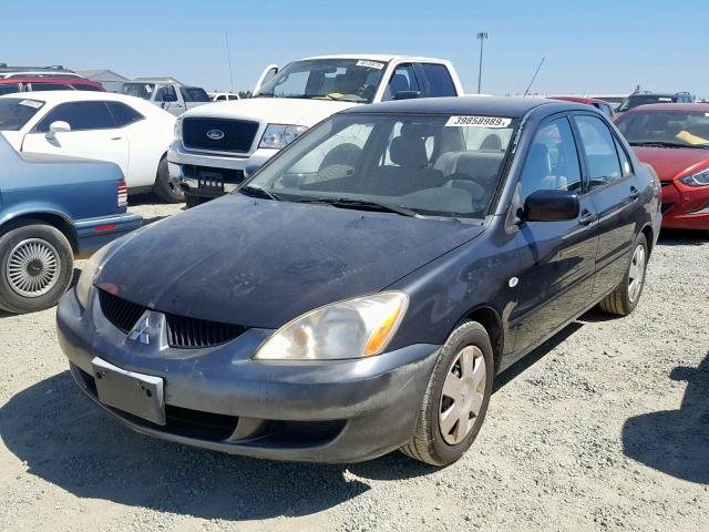 JA3AJ26EX4U016848 - 2004 MITSUBISHI LANCER ES GRAY photo 2