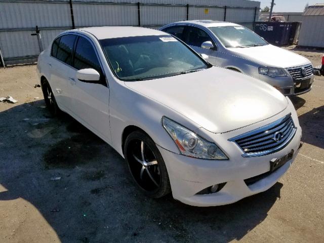 JN1CV6AP0AM402630 - 2010 INFINITI G37 BASE WHITE photo 1