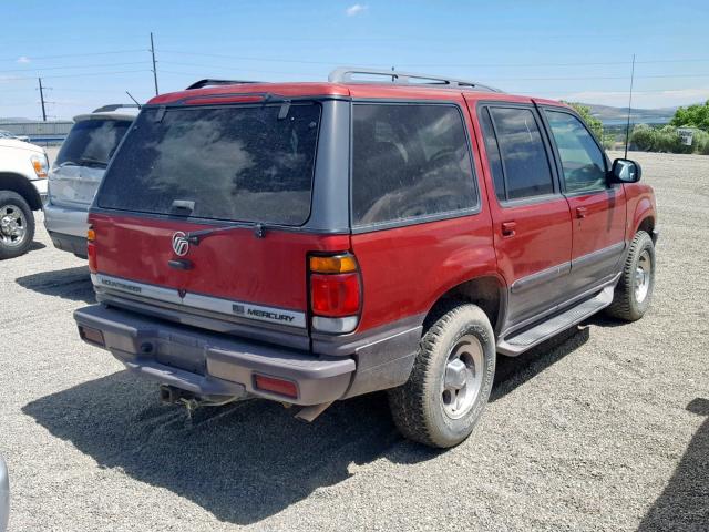 4M2DU55P6VUJ53534 - 1997 MERCURY MOUNTAINEE RED photo 4