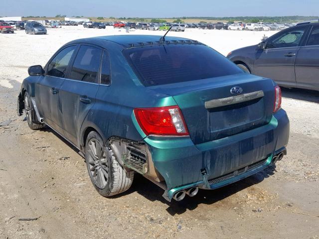 1F1GV7E66DG011190 - 2013 SUBARU IMPREZA WR GREEN photo 3