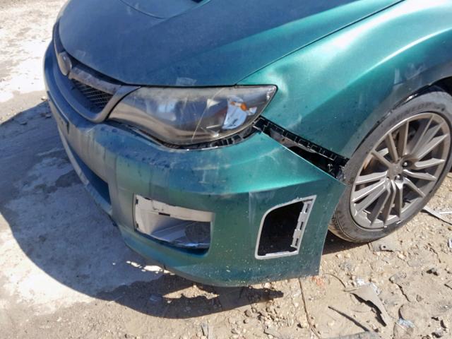 1F1GV7E66DG011190 - 2013 SUBARU IMPREZA WR GREEN photo 9