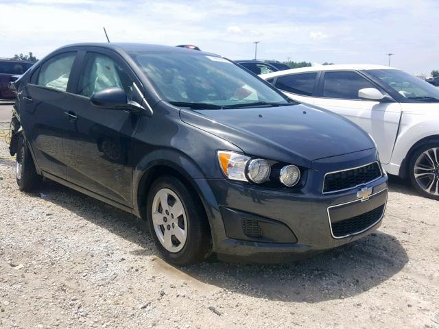 1G1JA5SH3G4109498 - 2016 CHEVROLET SONIC LS GRAY photo 1
