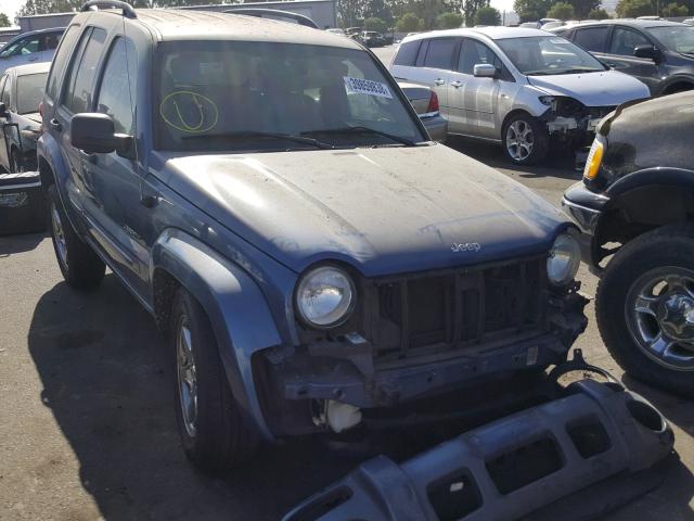 1J4GK58K44W174310 - 2004 JEEP LIBERTY LI BLUE photo 1