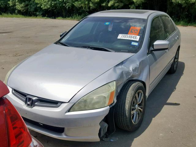 1HGCM66845A068449 - 2005 HONDA ACCORD EX SILVER photo 2