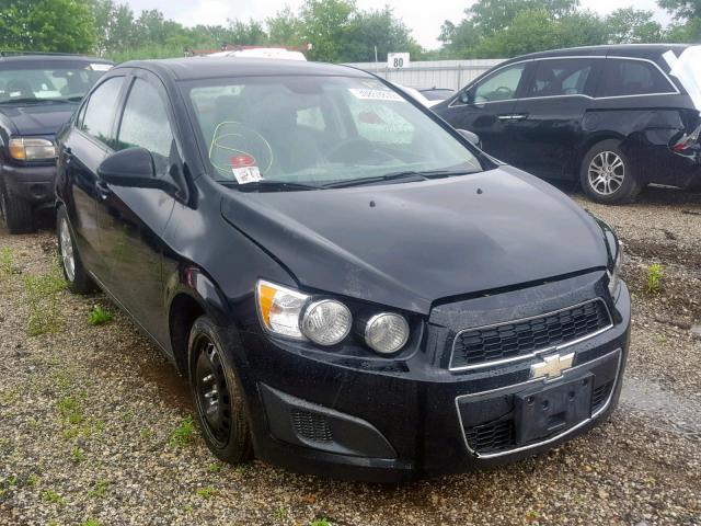 1G1JA5SH0C4113728 - 2012 CHEVROLET SONIC LS BLACK photo 1