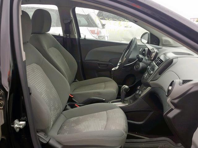 1G1JA5SH0C4113728 - 2012 CHEVROLET SONIC LS BLACK photo 5