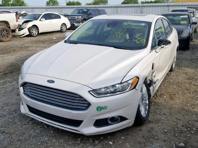 3FA6P0SU0ER269067 - 2014 FORD FUSION TIT WHITE photo 2