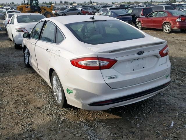 3FA6P0SU0ER269067 - 2014 FORD FUSION TIT WHITE photo 3