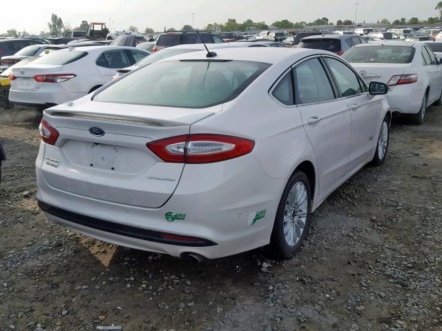 3FA6P0SU0ER269067 - 2014 FORD FUSION TIT WHITE photo 4