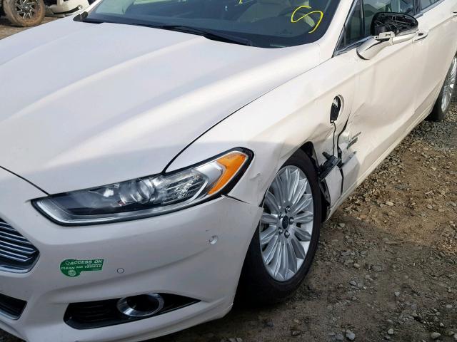 3FA6P0SU0ER269067 - 2014 FORD FUSION TIT WHITE photo 9