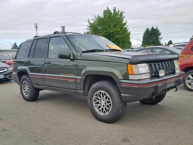 1J4GZ78Y2SC635689 - 1995 JEEP GRAND CHER GREEN photo 1