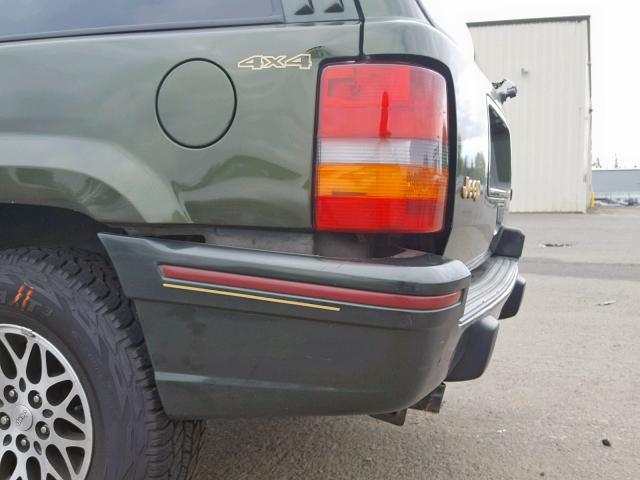 1J4GZ78Y2SC635689 - 1995 JEEP GRAND CHER GREEN photo 9