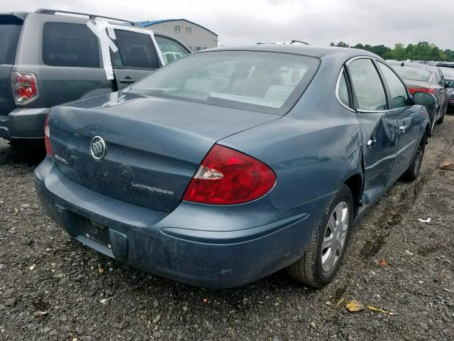 2G4WC552061254339 - 2006 BUICK LACROSSE C TEAL photo 4