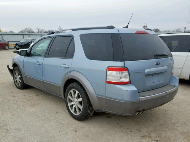 1FMDK05W58GA05055 - 2008 FORD TAURUS X S BLUE photo 3