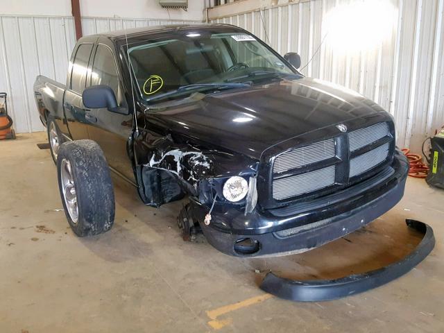 1D7HA18D05S278024 - 2005 DODGE RAM 1500 S BLACK photo 1