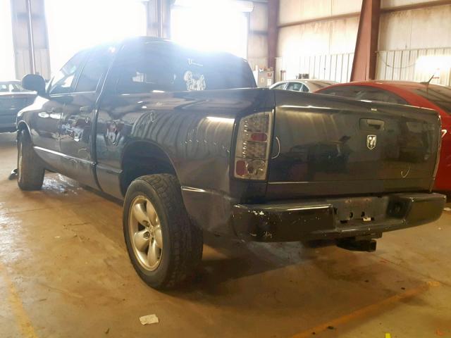 1D7HA18D05S278024 - 2005 DODGE RAM 1500 S BLACK photo 3