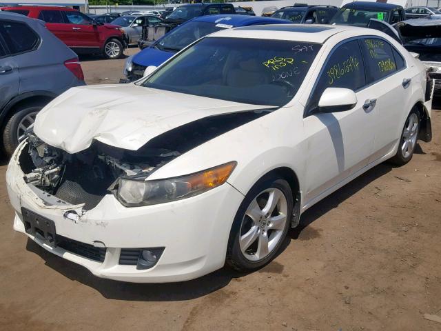 JH4CU26689C006860 - 2009 ACURA TSX WHITE photo 2