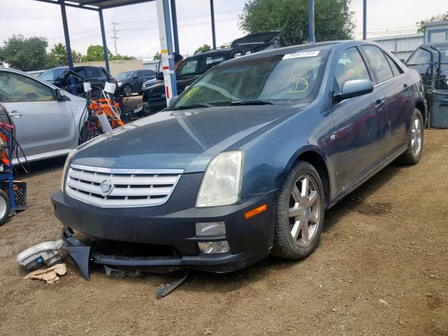 1G6DW677360101647 - 2006 CADILLAC STS BLUE photo 2