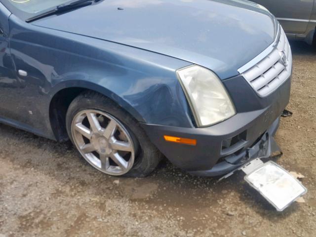 1G6DW677360101647 - 2006 CADILLAC STS BLUE photo 9