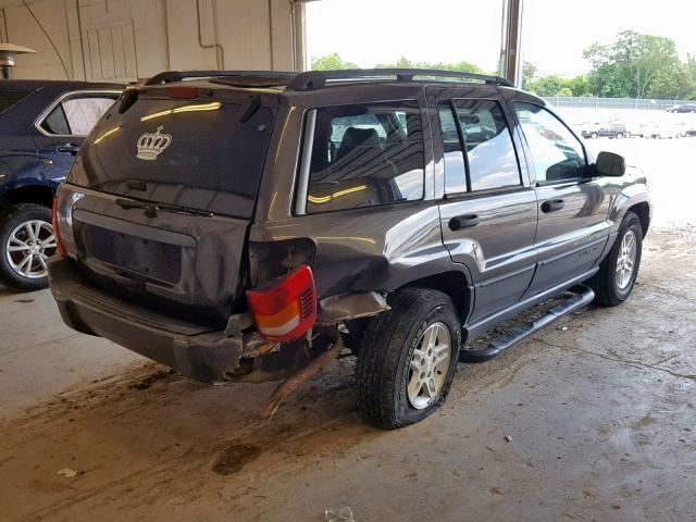 1J4GX48S04C375814 - 2004 JEEP GRAND CHER BROWN photo 4