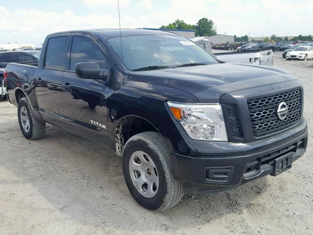 1N6AA1EJ5JN542110 - 2018 NISSAN TITAN S BLACK photo 1