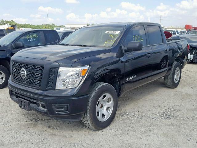 1N6AA1EJ5JN542110 - 2018 NISSAN TITAN S BLACK photo 2