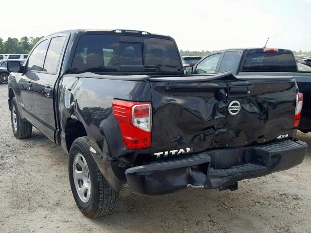 1N6AA1EJ5JN542110 - 2018 NISSAN TITAN S BLACK photo 3