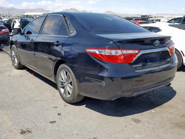 4T1BF1FK5HU426613 - 2017 TOYOTA CAMRY LE BLACK photo 3