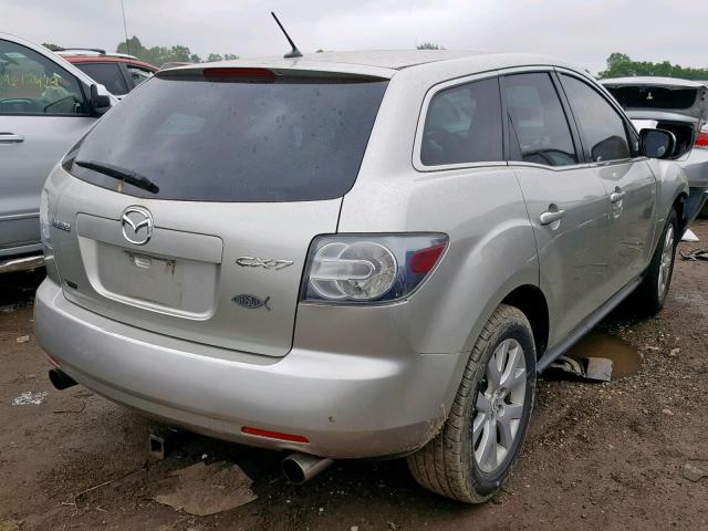 JM3ER29L780199345 - 2008 MAZDA CX-7 SILVER photo 4