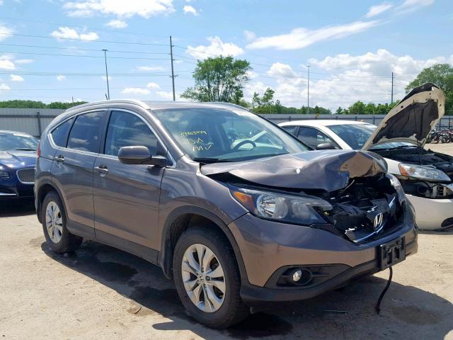 5J6RM4H75CL028197 - 2012 HONDA CR-V EXL BROWN photo 1