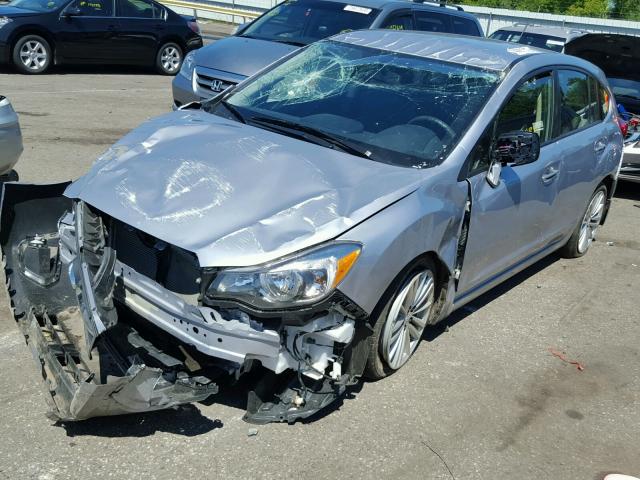 JF1GPAG68E8262826 - 2014 SUBARU IMPREZA LI GRAY photo 2