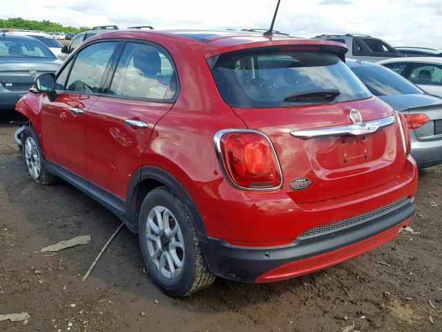 ZFBCFXAB4HP573767 - 2017 FIAT 500X POP RED photo 3