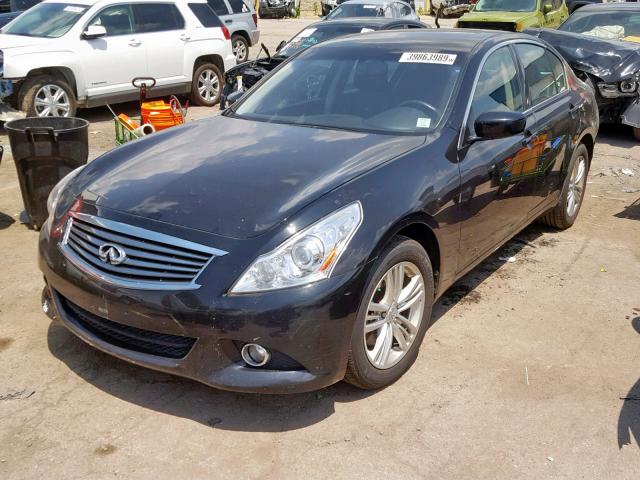 JN1CV6AR5DM354337 - 2013 INFINITI G37 BLACK photo 2