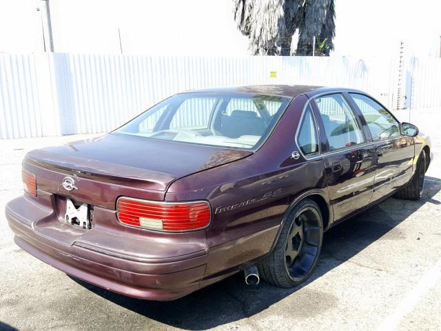 1G1BL52P5SR175732 - 1995 CHEVROLET CAPRICE / PURPLE photo 4