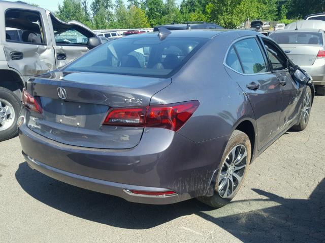 19UUB1F57HA007068 - 2017 ACURA TLX TECH GRAY photo 4