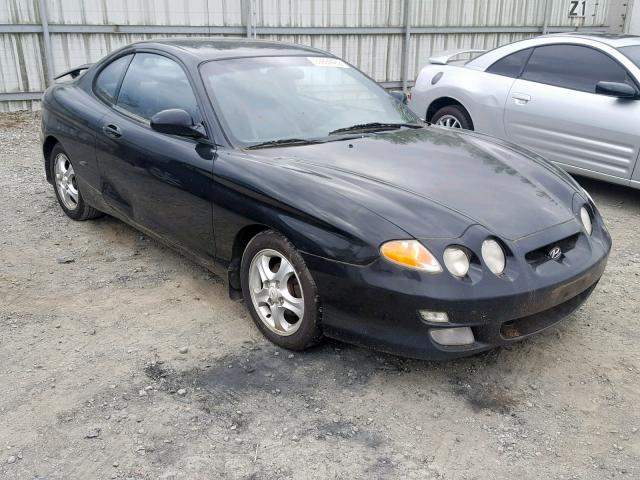 KMHJG35F61U251755 - 2001 HYUNDAI TIBURON BLACK photo 1