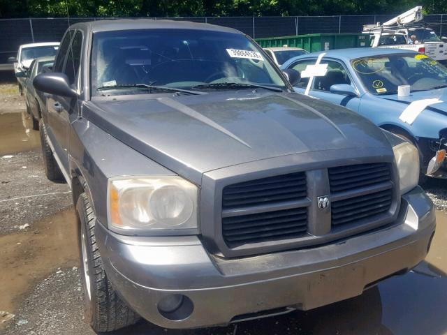 1D7HE48N46S634037 - 2006 DODGE DAKOTA QUA GRAY photo 9