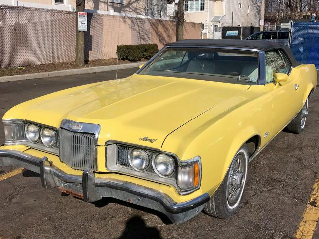 3F94H526674 - 1973 MERCURY COUGAR YELLOW photo 2