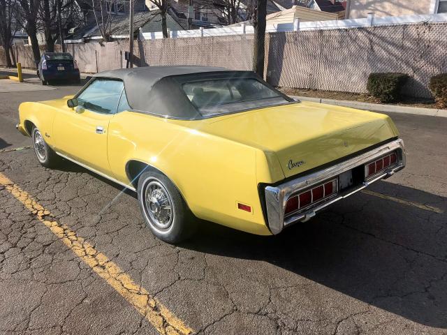 3F94H526674 - 1973 MERCURY COUGAR YELLOW photo 4