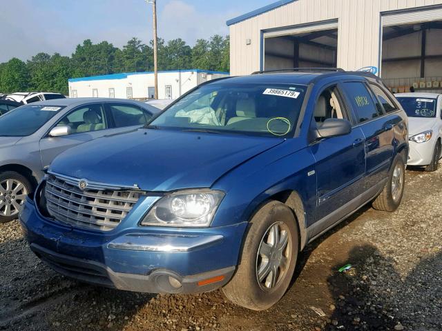 2C8GM68435R293840 - 2005 CHRYSLER PACIFICA T BLUE photo 2