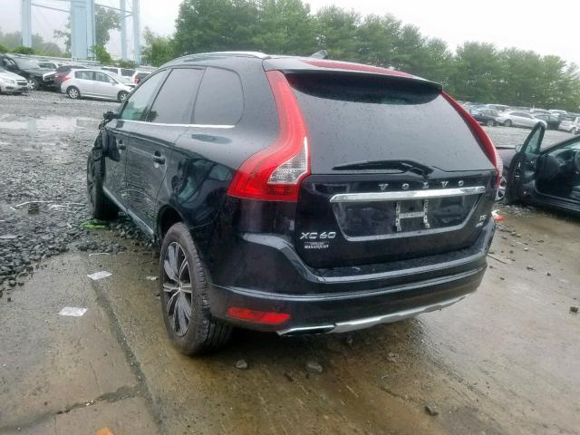 YV4612RKXG2829452 - 2016 VOLVO XC60 T5 BLACK photo 3