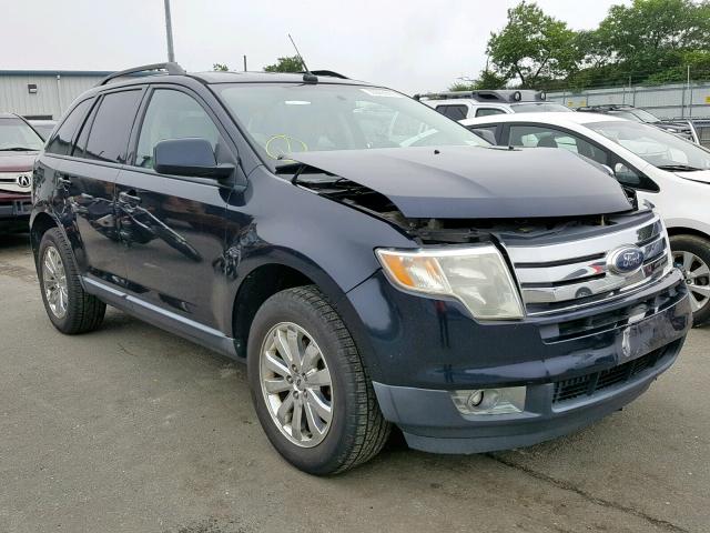 2FMDK4JC0ABA15668 - 2010 FORD EDGE SEL BLUE photo 1