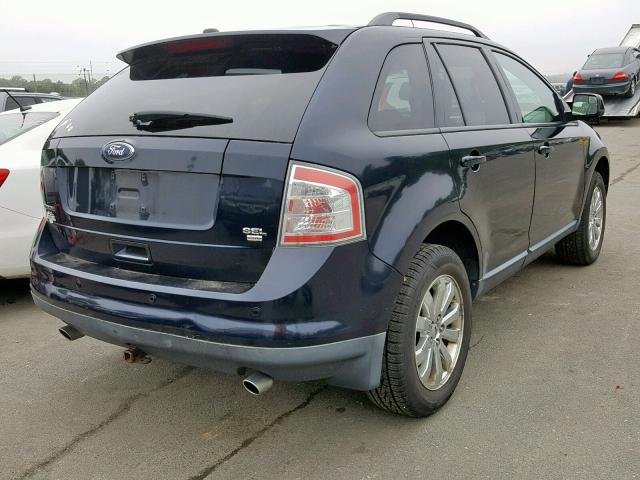 2FMDK4JC0ABA15668 - 2010 FORD EDGE SEL BLUE photo 4