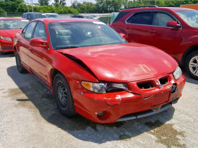 1G2WP52K82F142991 - 2002 PONTIAC GRAND PRIX RED photo 1